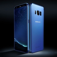 König Design Handy Hülle Schutz Case für Samsung Galaxy A3 2017 Durchsichtig Transparent Blau (Galaxy A3 (2017)), Smartphone Hülle, Blau