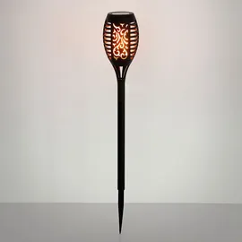GLOBO Solarleuchte Kunststoff 6er Set spritzwassergeschützt schwarz