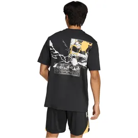 adidas All Blacks Neuseeland Rugby x Marvel schwarz M