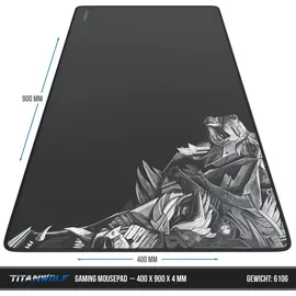 Titanwolf Tastatur-, Maus- und Mauspad Spar Set, Mechanisches Keyboard, Mouse & Mousepad Gaming Bundle