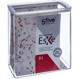 5five simply smart Aufbewahrungsdose Eske 3 l 1-tlg. Transparent