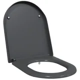 vidaXL Toilettensitz Anthrazit