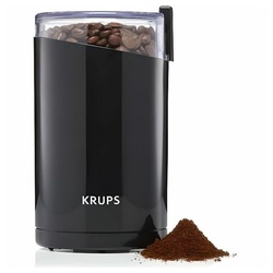 Krups Kaffeemühle Elektrische Kaffeemühle Krups F2034210 Schwarz 2in1 Malgrad variabel H schwarz