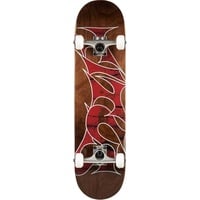 TITUS Skateboards-Complete Stained Schranz, Brown-Stained, 8, Komplett Board, Holzboard aus 7 Schichten Ahornholz, Skateboard für Jugendliche, Erwachsene