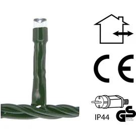 ECD Germany Lichtervorhang LED 12 m Warmweiß