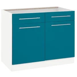 WIHO KÜCHEN Unterschrank Flexi2 Breite 100 cm blau