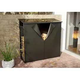 CLP Abdeckplane Ruston XXL 185 x 1 x 185 cm Schwarz