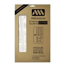 ALL MOUNTAIN STYLE Honeycomb Extra Rahmenschutzaufkleber - Ronin Weiß - Einheitsgröße