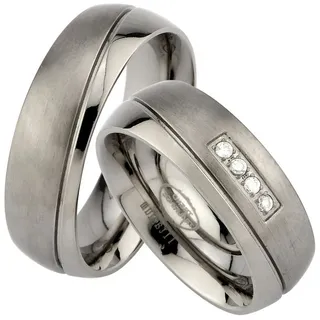 Trauringe123 Trauring Hochzeitsringe Verlobungsringe Trauringe Eheringe Partnerringe aus Titan JT6 58