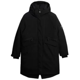 Superdry City Fishtail Parka - Black L