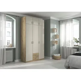 Rauch Wäscheschrank GAMMA 136 x 248 x 54 cm Beige