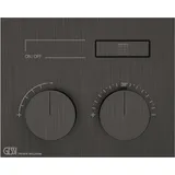 GESSI Unterputz-Thermostat 63002707 Metall schwarz gebürstet