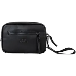 Kosmetiktasche ARMANI EXCHANGE "Kulturbeutel BEAUTY CASE", Damen, schwarz, Kunstfaser, Taschen