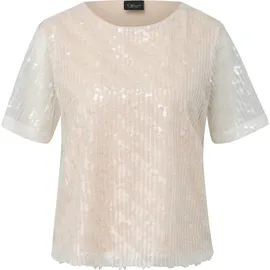 s.Oliver Pailletten-Shirt beige 44