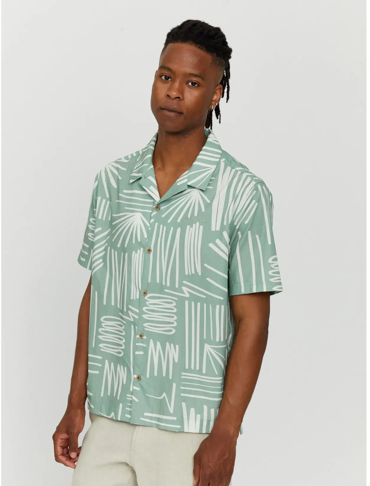 mazine Herren Hemd Honolulu Shirt