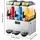 Vevor Gewerbliche Slush Eis Maschine 45 L Slushie-Maker mit 3 Tanks, Crushed Ice-Maschine aus Edelstahl für 180 Tassen Margarita und Smoothies, Eis-Slush-Maschine für Zuhause Gastronomie Cafés Bars