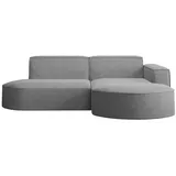 Kaiser Möbel Ecksofa, Dunkelgrau, Holz, 5-Sitzer, L-Form,L-Form, 236x165 cm, Wohnzimmer, Sofas & Couches, Wohnlandschaften, Ecksofas