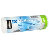 Papstar Müllbeutel 60 l 72 x 60 cm weiss 20 Stück