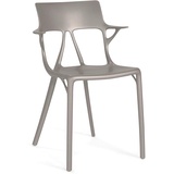 Kartell A.I. Stuhl, grau Metallic