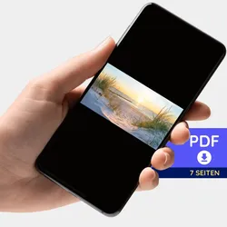 Digitale Bildmappe - Entspannung im Sonnenuntergang