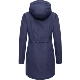 Ragwear Damen, Wintermantel Warmer atmungsaktiver und wasserdichter Winterparka mit Kapuze Elsien YOUMODO Midnight Gr. L (40), blau (dunkelblau), Obermaterial: 100% Polyester. Innenfutter: 100% Polyester. Wattierung: 100% Polyester, tailliert ca.