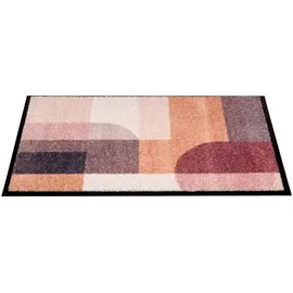 Schöner Wohnen Fußmatte Bellevue, orange (terra), B:50cm H:8mm L:70cm, Kunstfaser, WOHNEN-KOLLEKTION, Teppiche, Fußmatte, Türmatte, Schmutzfang, In und Outdoor, Sauberlauf, waschbar