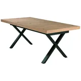 Mäusbacher TAVOLO PLUS 200 x 79,5 x 100 cm Asteiche Dekor/Schwarz