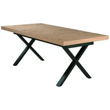 Mäusbacher TAVOLO PLUS 200 x 79,5 x 100 cm Asteiche Dekor/Schwarz