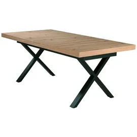 Mäusbacher TAVOLO PLUS 200 x 79,5 x 100 cm Asteiche Dekor/Schwarz