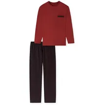 SCHIESSER Pyjama Comfort Dunkelrot 58