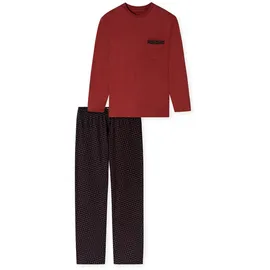 SCHIESSER Pyjama Comfort Dunkelrot 58