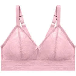 GLAMORISE Bramour Gramercy Spitzen-Bralette de luxe - Mauve Unterwäsche   Damen 