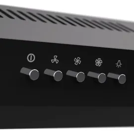 Klarstein Flachschirmhaube 90 cm Schwarz