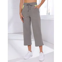 Sieh an! 7/8-Hose Freizeithose Grau 54