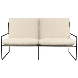 Ferm Living Desert 2-Sitzer Sofa Outdoor schwarz/braun