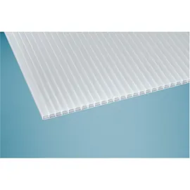 Scobalit Hohlkammerplatte 1200 x 7000 x 16 mm Opal-Weiß