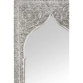 Marrakesch Orient & Mediterran Interior Orientalische Spiegel Malika Silberfarbig Klein