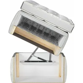 yourhouse24 Boxspringbett Guliette mit 2 Bettkästen, Doppelbett mit Bonell-Matratze + Topper (Farbe: Fresh 11, Größe: 160x200 cm) - Türkis