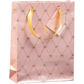 Clairefontaine 5x Mittelgroße Geschenktasche, Primerose, 17x6x22 cm Rosa 212909C