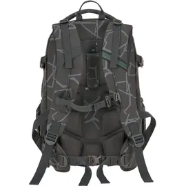 Lässig Bold Origin Schulrucksack mit Reflektoren und höhenverstellbarem Rückenteil/School Backpack Bold Edges grey