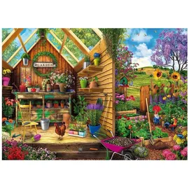 Ravensburger 16787 Blik in het tuinhuis Puzzle, Multicolor