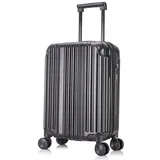 InterGo Trolley Reisekoffer mit TSA und 4 Rollen