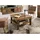 MASSIVMOEBEL24.DE Rodez Braun Mangoholz 85 x 45 x 85 cm