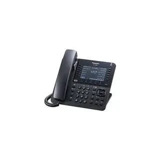 PANASONIC KX-NT680NE-B IP-Systemtelefon schwarz TFT LCD Farbdisplay 12 x 4 flex. Funktionst. Bluetooth EHS 2,5 mm Headset Buchse PoE (KX-NT680NE-B)