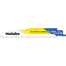 Metabo 5 Säbelsägeblätter demolition wood + metal 150 mm 5St.