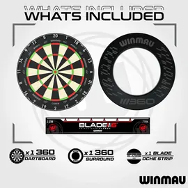 WINMAU Blade 6 TC 360° inkl. Zubehör-Set