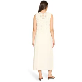 Cartoon Druckkleid A-Linie Beige 46