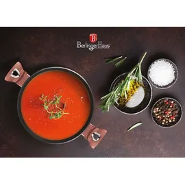 Berlinger Haus Irose Topf-Set 9-tlg. 3 x Kochtopf + 2 x Bratpfanne + 3 x Küchenutensilien + Grillplatte