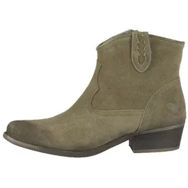 felmini wide fit Stiefelette Stiefelette Veloursleder - Grün - 36