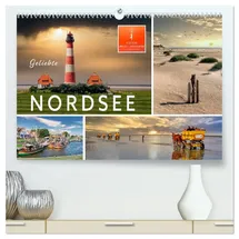 Calvendo Geliebte Nordsee (hochwertiger Premium Wandkalender 2026 DIN A2 quer), Kunstdruck in Hochglanz: